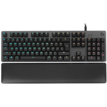 Клавиатура Logitech игровая механическая G513 CARBON LIGHTSYNC RGB, GX Brown, CARBON, RUS, USB, TACTILE - Metoo (1)