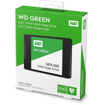 SSD накопитель 240Gb Western Digital Green (WDS240G2G0A), 2.5", SATA III - Metoo (3)