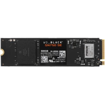 Твердотельный накопитель 500GB SSD WD BLACK SN750 SE PCIe M.2 2280 R3600Mb/<wbr>s W2000MB/<wbr>s WDS500G1B0E - Metoo (1)