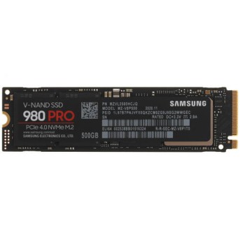 SSD накопитель 500Gb Samsung 980 PRO MZ-V8V500BW, M.2, PCI-E 4.0 - Metoo (1)