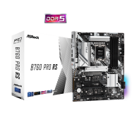 Материнская плата ASRock B760 PRO RS LGA1700 4xDDR5 4xSATA RAID 2xM.2 HDMI DP eDP ATX