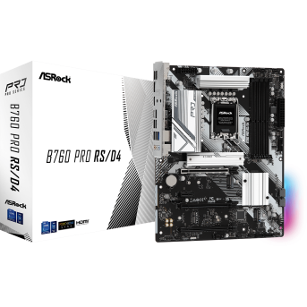 Материнская плата ASRock B760 PRO RS/<wbr>D4 LGA1700 4xDDR4 4xSATA RAID 2xM.2 HDMI DP ATX - Metoo (1)