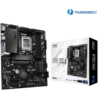 Материнская плата ASRock Z890 PRO-A LGA1851 4xDDR5 4xSATA 4xM.2 HDMI DP Type-C ATX - Metoo (1)