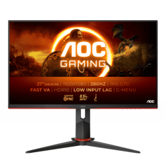 Монитор Игровой 27" AOC 27G2ZN3/<wbr>BK/<wbr>01 Fast VA 1920x1080 280Hz 0.5ms 300cd/<wbr>m 4000:1 2xHDMI 1xDP Black