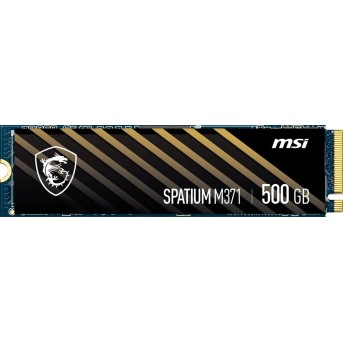Твердотельный накопитель 500Gb SSD MSI SPATIUM M371 M.2 PCIe NVMe R1900Mb/<wbr>s W1000MB/<wbr>s SPATIUM M371 - Metoo (1)