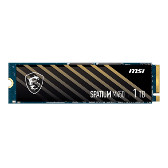 Твердотельный накопитель 1000Gb SSD MSI SPATIUM M450 M.2 PCIe NVMe R3600Mb/s W3000MB/s SPATIUM M450 в Metoo.kz - Metoo (1)