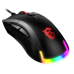 Мышь MSI Clutch GM50 USB2.0/<wbr>TPE-кабель 2м/<wbr>Вес 87г./<wbr>RGB подсветка/<wbr>Черный