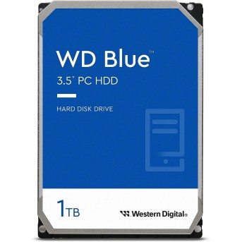 Жесткий диск HDD 1Tb Western Digital Blue SATA 6Gb/<wbr>s 3.5" 7200rpm 64Mb WD10EZEX - Metoo (1)