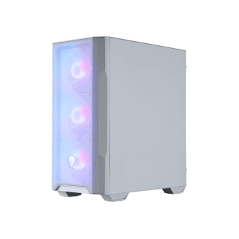 Компьютерный корпус MSI MAG FORGE M100R WHITE mATX/<wbr>Mini-ITX, 2xUSB 2.0, USB 3.2, Audio, Mic, mATX - Metoo (1)