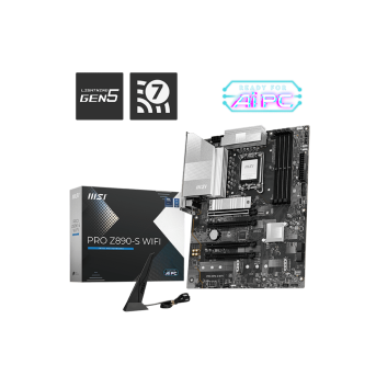 Материнская плата MSI PRO Z890-S WIFI LGA1851 4xDDR5 4xSATA3 RAID 3M.2 HDMI DP ATX - Metoo (1)