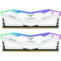 Оперативная память 64GB Kit (2x32GB) 6000MHz DDR5 TeamGroup DELTA RGB CL38 WH FF4D564G6000HC38JDC01