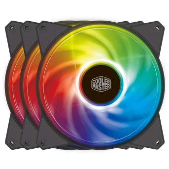 Вентилятор для корпуса CoolerMaster MF120R ARGB комплект из трех вентиляторов 120mm R4-120R-203C-R1 - Metoo (1)