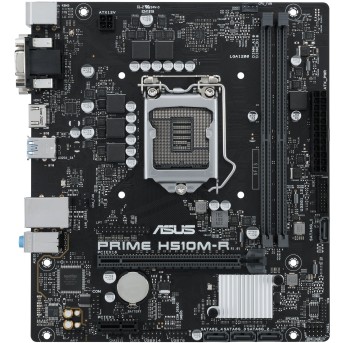 Материнская плата ASUS PRIME H510M-R-SI LGA1200 2xDDR4 4xSATA3 D-Sub HDMI DVI mATX - Metoo (1)