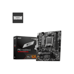 Материнская плата MSI PRO A620M-E AM5 2xDDR5 4xSATA3 RAID M.2 VGA HDMI mATX