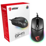 Мышь MSI Clutch GM11 Полноцветная RGB подсветка с 7 световыми эффектами. 5-уровневый сенсор