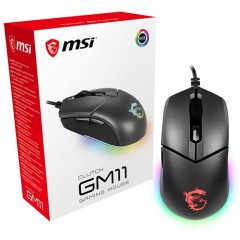 Мышь MSI Clutch GM11 Полноцветная RGB подсветка с 7 световыми эффектами. 5-уровневый сенсор