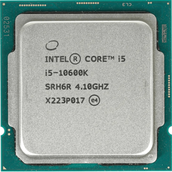 Процессор Intel Core i5-10600K 4,1GHz (4,8GHz) 12Mb 6/12 Comet Lake UHD 630 125W FCLGA1200 Tray в Metoo.kz - Metoo (1)