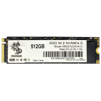 Твердотельный накопитель 512GB SSD NOMAD M.2 2280 PCIe4.0 NVMe R4900MB/<wbr>s W2180MB/<wbr>s NMD512GNV4-O - Metoo (1)