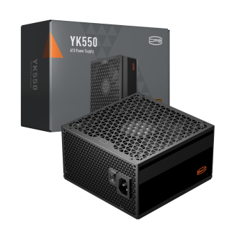 Блок питания PCCooler YK550, 550W, Non Modular, 80+ BRONZE, Fan 135mm, P5-YK550-B1F - Metoo (1)