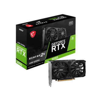 Видеокарта MSI GeForce RTX 3050 VENTUS 2X 6G OC, 6G GDDR6 96-bit 2xHDMI DP - Metoo (1)