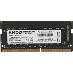 Оперативная память для ноутбука 8Gb DDR4 2400MHz AMD Radeon R7 Series R748G2400S2S-U Retail..