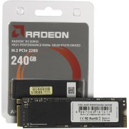 Твердотельный накопитель 240GB SSD AMD RADEON R5 M.2 2280 PCl-E R2030MB/s, W1120MB/s R5MP240G8