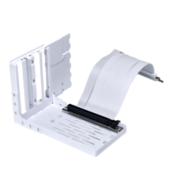 Вертикальный держатель Видеокарты + Райзер кабель Lian Li (VG4-4-V2W) PCIe4.0 WHITE G89.VG4-4-V2W.00 - Metoo (1)