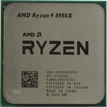 Процессор AMD Ryzen 9 5950X 3,4Гц (4,9ГГц Turbo) AM4 7nm, 16/<wbr>32, 3Mb L3 64Mb, 105W, OEM - Metoo (1)