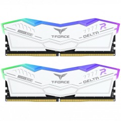 Оперативная память 64GB Kit (2x32GB) 6000MHz DDR5 TeamGroup DELTA RGB CL30 WH FF4D564G6000HC30CDC01
