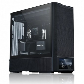 Корпус Lian Li Lancool 207 Digital Black ATX/m-ATX/m-ITX 2х140 ARGB 2х140 PWM G99.LAN207DX.00 Black в Metoo.kz - Metoo (1)