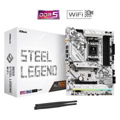 Материнская плата ASRock B650 STEEL LEGEND WIFI AM5 4xDDR5 4xSATA3 2xM.2 HDMI DP ATX