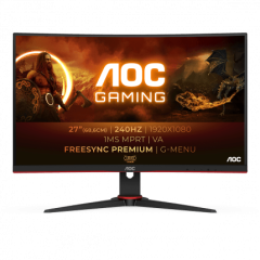 Монитор Игровой 27" AOC C27G2Z3/<wbr>BK/<wbr>01 VA 1920x1080 280Hz 1мс 300кд/<wbr>м 3000:1 2xHDMI 1xDP Black