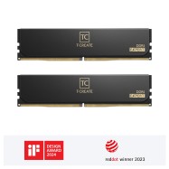 Оперативная память 32GB Kit (2x16GB) 6000MHz DDR5 TeamGroup EXPERT CL38 Black CTCED532G6000HC38ADC01
