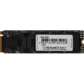 Твердотельный накопитель 512GB SDD AMD RADEON R3 Series M.2 PCIe 3.0 R3300/<wbr>W2200 R3MP30512G8 Retail - Metoo (1)