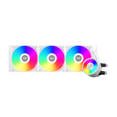 Водяное охлаждение для CPU PCCooler DA360 Pro ARGB WH TDP 300W 115X/1200/1700/1851/20XX/AM5/AM4..