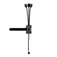 Разветвитель портов USB Lian Li HUB USB 2.0 1-to-3 Black G89.PW-U2HB.00