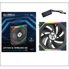 Вентилятор для корпуса Lian Li UNI FAN SL WIRELESS 120 1x120mm No controller Black G99.12SL1W1B.00