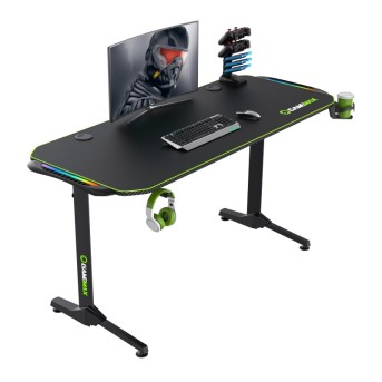 Компьютерный стол GameMax D140 Carbon RGB - Metoo (1)