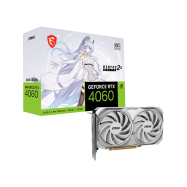 Видеокарта MSI GeForce RTX 4060 VENTUS 2X WHITE 8G OC, 8G GDDR6 128-bit HDMI 3xDP