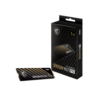 Твердотельный накопитель 1000Gb SSD MSI SPATIUM M470 PRO PCIe 4.0 NVMe M.2 1TB R6000Mb/<wbr>s W4500MB/<wbr>s - Metoo (1)