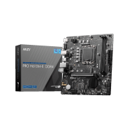 Материнская плата MSI PRO H610M-E DDR4 LGA1700 H610 2xDDR4 4xSATA3 M.2 VGA HDMI mATX + WinH11