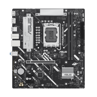 Материнская плата ASUS PRIME B860M-K, LGA1851 B860 2xDDR5 4xSATA 2xM.2 HDMI DP USB-C mATX - Metoo (1)