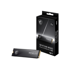 Твердотельный накопитель 2000Gb SSD MSI SPATIUM M560 PCIe 5.0 NVMe M.2 2TB R10300Mb/s W8700MB/s..