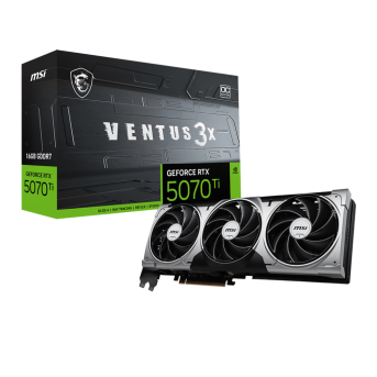 Видеокарта MSI GeForce RTX 5070Ti 16G VENTUS 3X OC, 16Gb GDDR7 256-bit 1xHDMI 3xDP - Metoo (1)