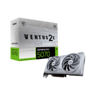 Видеокарта MSI GeForce RTX 5070 12G VENTUS 2X OC WHITE, 12Gb GDDR7 192-bit 1xHDMI 3xDP