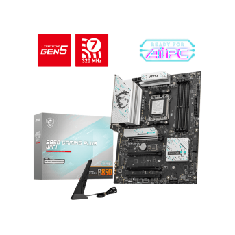Материнская плата MSI B850 GAMING PLUS WIFI AM5 4xDDR5 4xSATA3 RAID 3xM.2 DP 2xType-C ATX - Metoo (1)