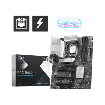 Материнская плата MSI PRO B860-P LGA1851 4xDDR5 4xSATA3 RAID 3xM.2 HDMI Type-C DP ATX - Metoo (1)