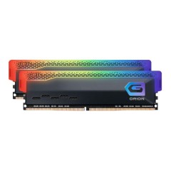 Оперативная память 16GB Kit (8GBx2) GEIL DDR4 3200MHz ORION RGB GOSG416GB3200C22DC Titanium Grey