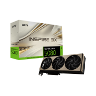 Видеокарта MSI GeForce RTX 5080 16G INSPIRE 3X OC, 16Gb GDDR7 256-bit 1xHDMI 3xDP