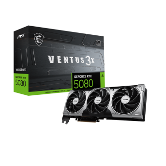 Видеокарта MSI GeForce RTX 5080 16G VENTUS 3X, 16Gb GDDR7 256-bit 1xHDMI 3xDP - Metoo (1)